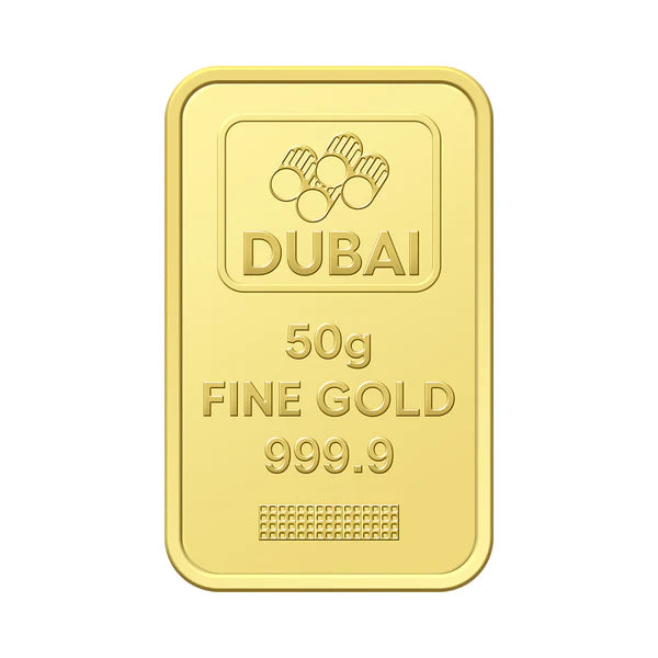 سبيكة ذهب 50 جرام عيار 24 - FKJGBR24K2245