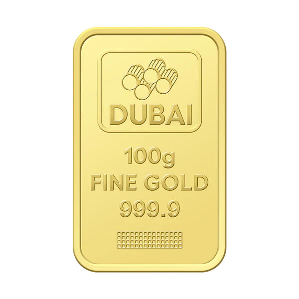 100 Grams Gold Bar 24KT - FKJGBR24K2246