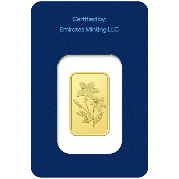 Emirates Minting 10 Grams 999.9 Purity Gold Bar - FKJGBR24K2252