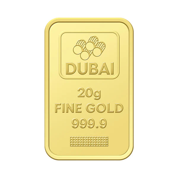 20 Grams Gold Bar 24KT - FKJGBR24K2242