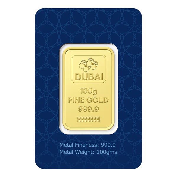 100 Grams Gold Bar 24KT - FKJGBR24K2246