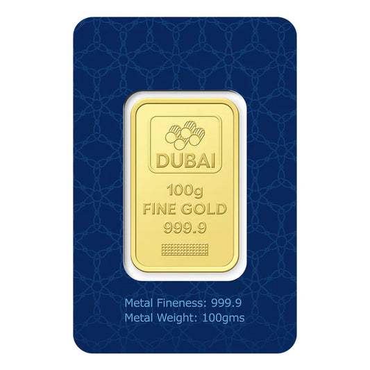 100 Grams Gold Bar 24KT - FKJGBR24K2246