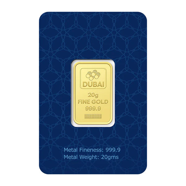 20 Grams Gold Bar 24KT - FKJGBR24K2242