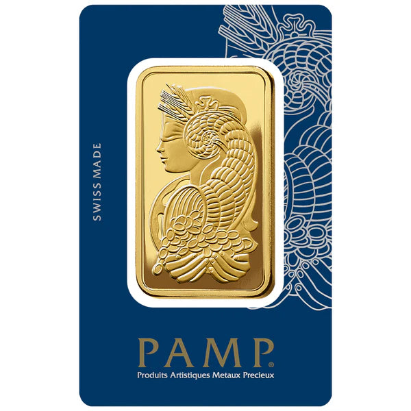 Pamp Suisse Queen Fortuna 5 Tola Gold Bar 24KT - FKJGBR24K2182