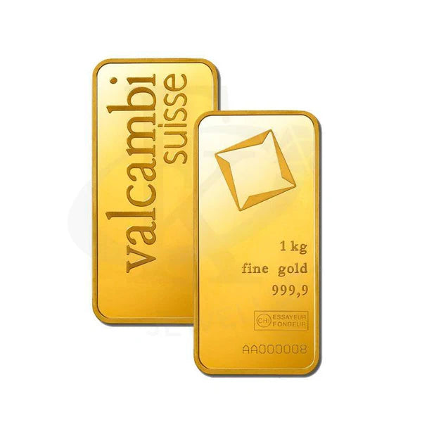 Valcambi Suisse 1 Kilogram Gold Bar 24KT - FKJGBR24K2177